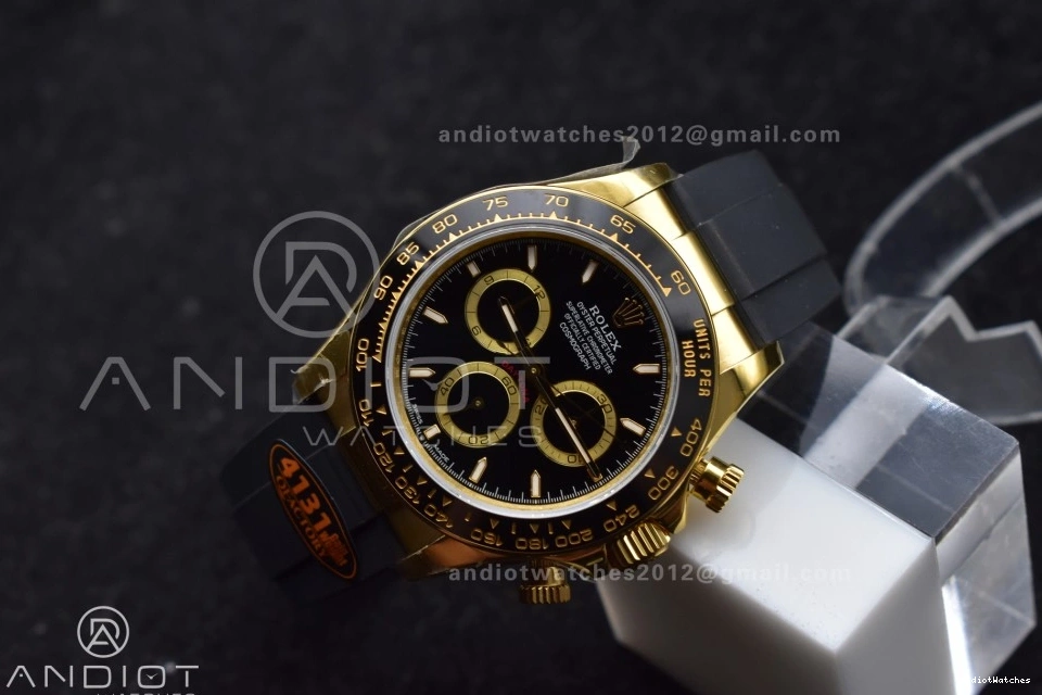 Edition 803 Dial Black QF V6 SH4131 on Best Strap Stylish 1:1 (Weighted) Oysterflex 126518 Daytona 0110